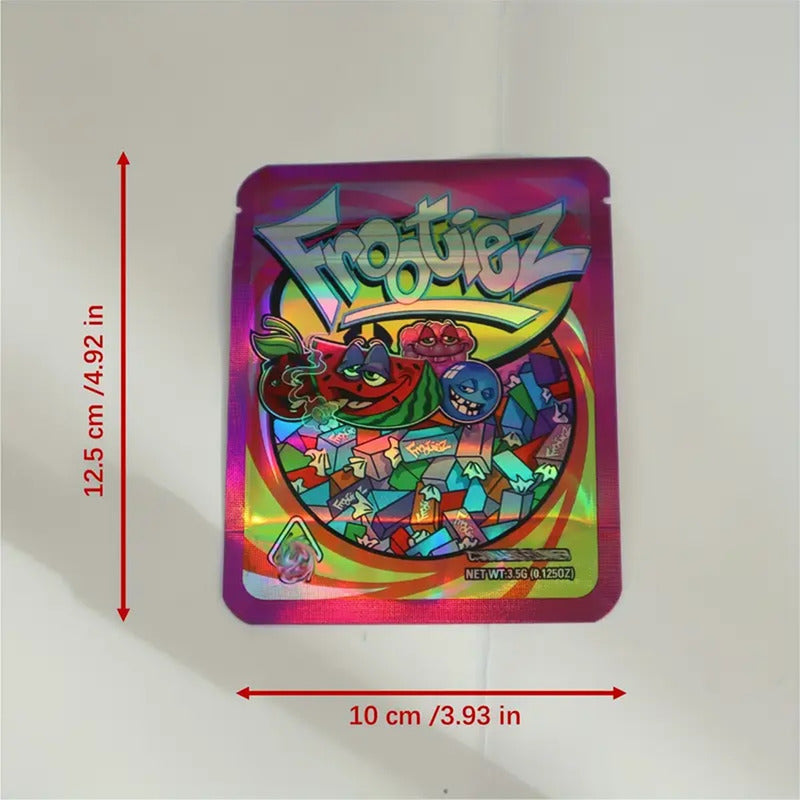 10 Bolsas De Mylar Contenedor Weed Cierre Cremallera No Olor