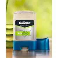 X2 Desodorante Gillette Gel Hidratación Con Aloe 82g Aloe Vera