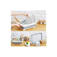 Secador Escurridor Platos Silicona Plegable Multiuso Cocina