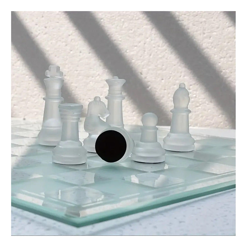 Tablero Ajedrez De Cristal Juego De Ajedrez De Lujo Tablero