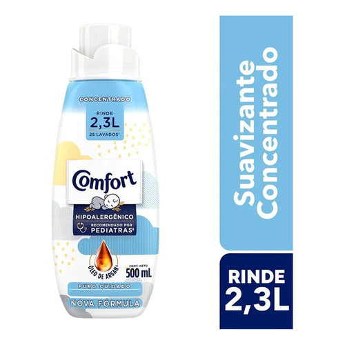 X5 Suavizante Ropa Comfort Concentrado Puro Cuidado 500ml
