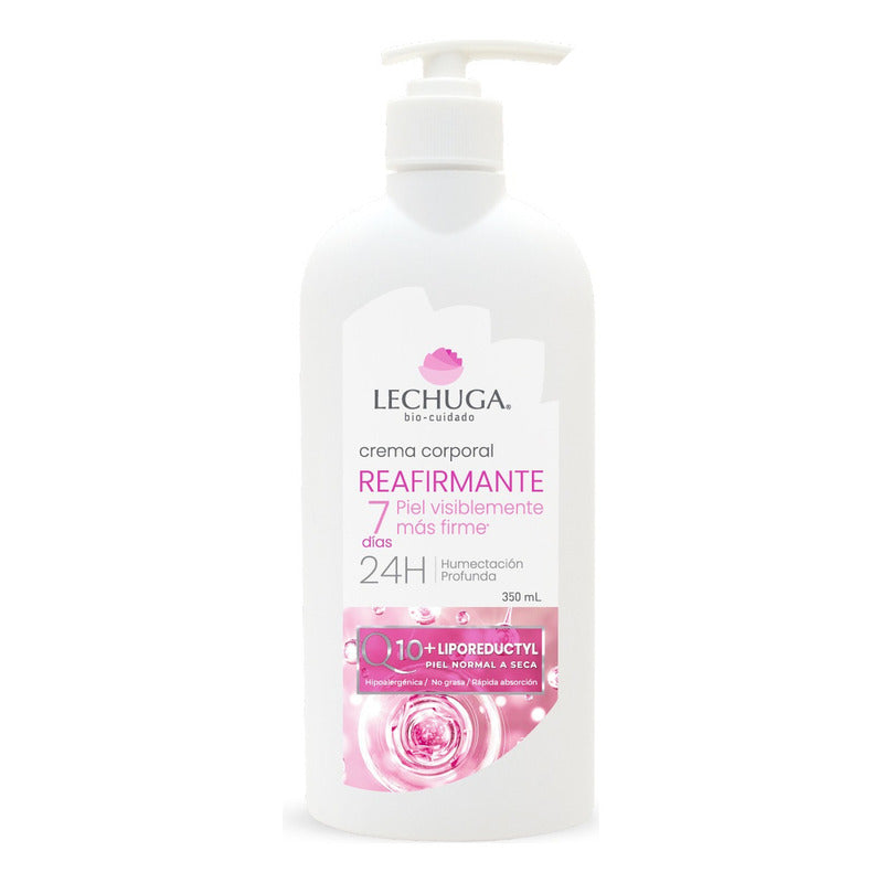 Lechuga Cuerpo Reafirmante Liporeductyl 350ml Fragancia Rosas