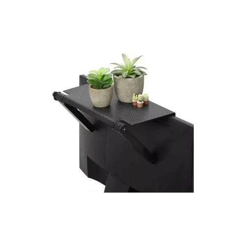 Repisa Plegable Tv Monitor Control Remot Soporte Deco Router Negro