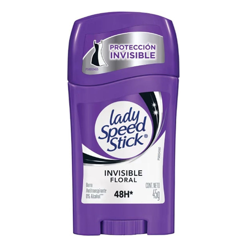 Desodorante Barra Lady Speed Stick Invisible Floral 45g