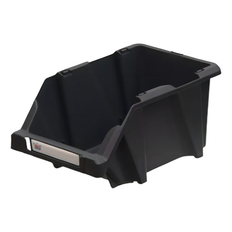Pack 6 Organizador Apilables Gris Gaveta Etiquetable #10