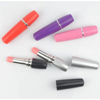 X2 Vibrador Discreto Lápiz Labial Estimulación De Clítoris