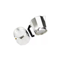 Cafetera Espresso Italiana Aluminio 3 Tazas Cocina Tetera Blanco