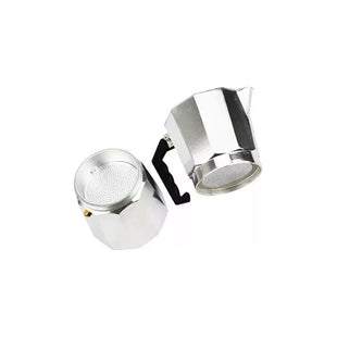 Cafetera Espresso Italiana Aluminio 3 Tazas Cocina Tetera Blanco