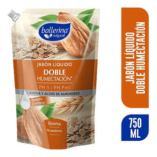Jabón Líquido Ballerina Natural 750 Ml Jabón Humectante