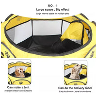Corral Jaula Para Perro Gato Conejo Plegable Mascota Casa M