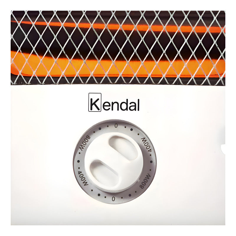 Estufa / Calefactor De Cuarzo Fijo Kendal Krh-06s Color Blanco