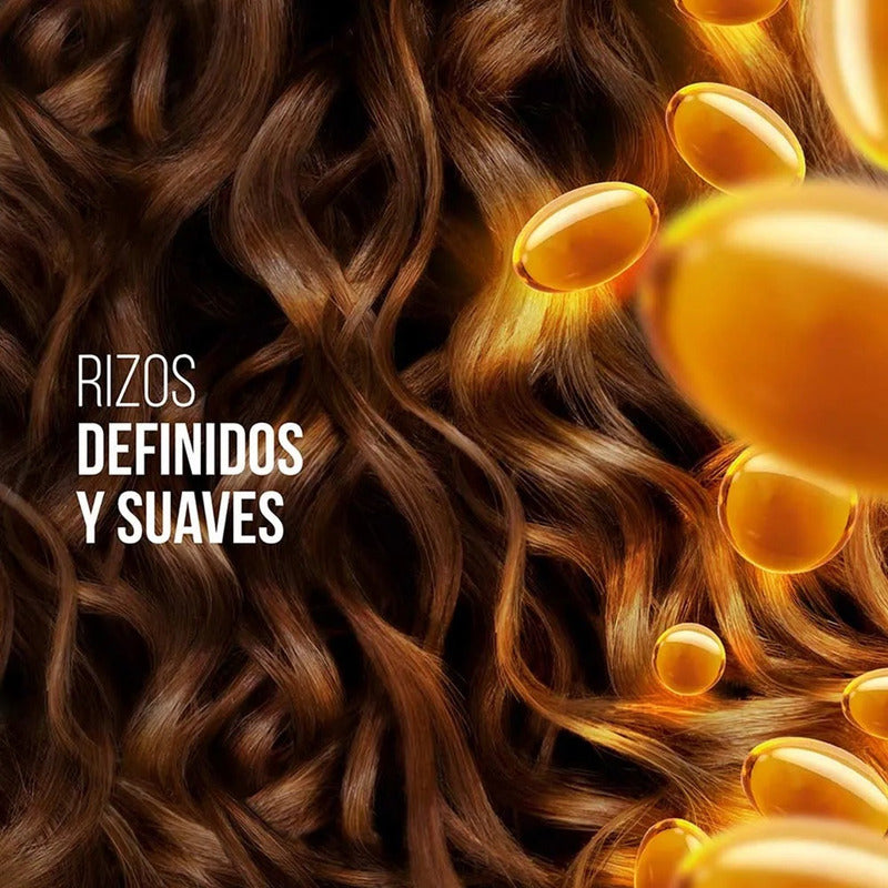 X2 Shampoo Pantene 400ml Rizos Definidos Omega 9 Oleo Coco