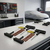 Pack X2 Kit Reparacion Pinchazos Llanta Neumático Auto Moto