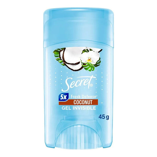 Desodorante Gel Secret Coconut Antitranspirante 45g Coco