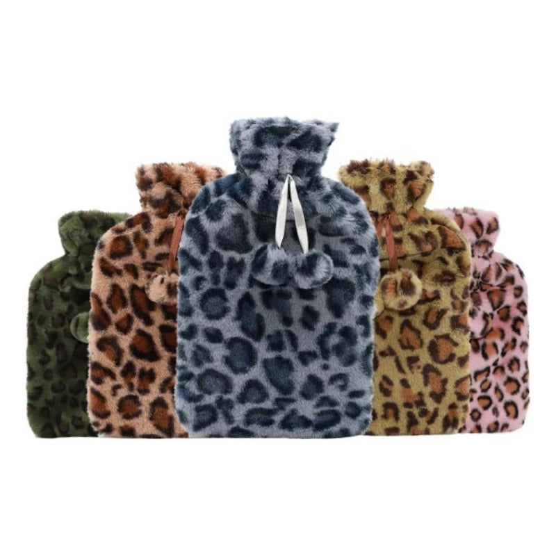 Pack2 Guatero Premium Goma Caucho 2000ml + Funda Polar Calor