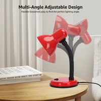 Lampara Escritorio Cuello Flexible Lampara Velador Lectura