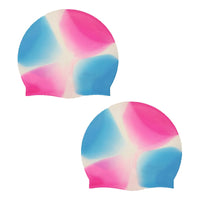Pack 2 Gorro Piscina Natación Silicona Gorra De Baño Elastic