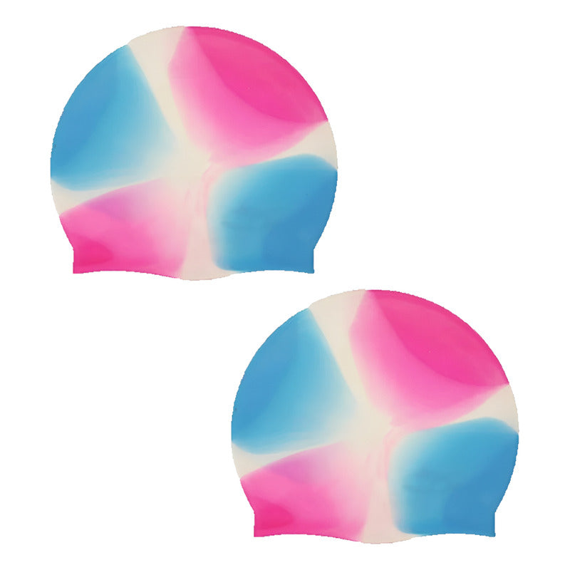 Pack 2 Gorro Piscina Natación Silicona Gorra De Baño Elastic