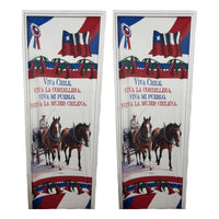 X2 Funda De Puerta Decoración Fechas Patrias 100x210cm M10