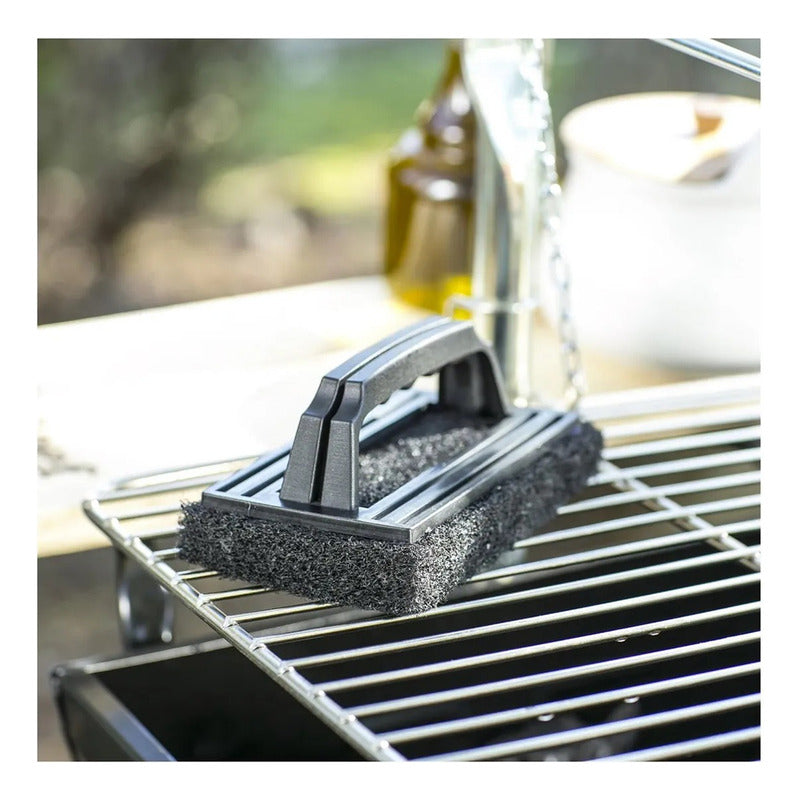 Esponja Abrasiva Limpieza De Parrilla Asado Bbq Mr Beef