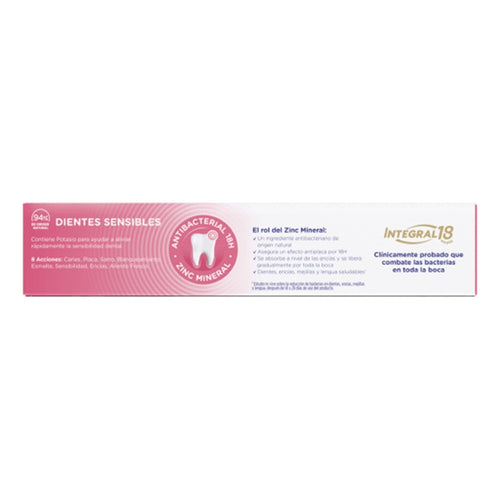 Pasta Dental Pepsodent Integral 18h Dientes Sensibles 75g