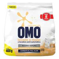 X10 Detergente En Polvo Omo Concentrado Lavado A Mano 400 Gr
