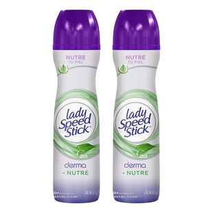 X3 Desodorante Aerosol Lady Speed Stick Aloe Derma Nutre 48h Aloe Vera