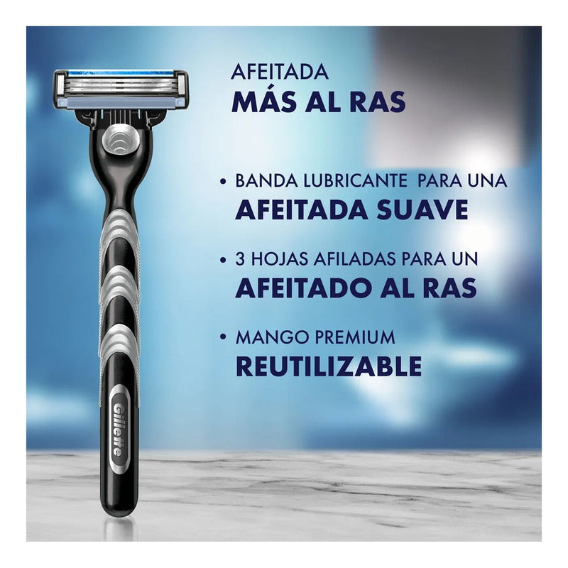 Máquina Afeitar Gillette Mach3 Maquina De Afeitar Gillette