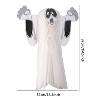 Guirnalda Fantasma Decorativa Para Fiesta Halloween Terror Blanco Fantasma