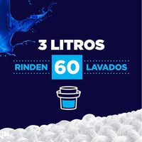 X3 Detergente Omo Concentrado Ropa Liquido 500ml 60 Lavados