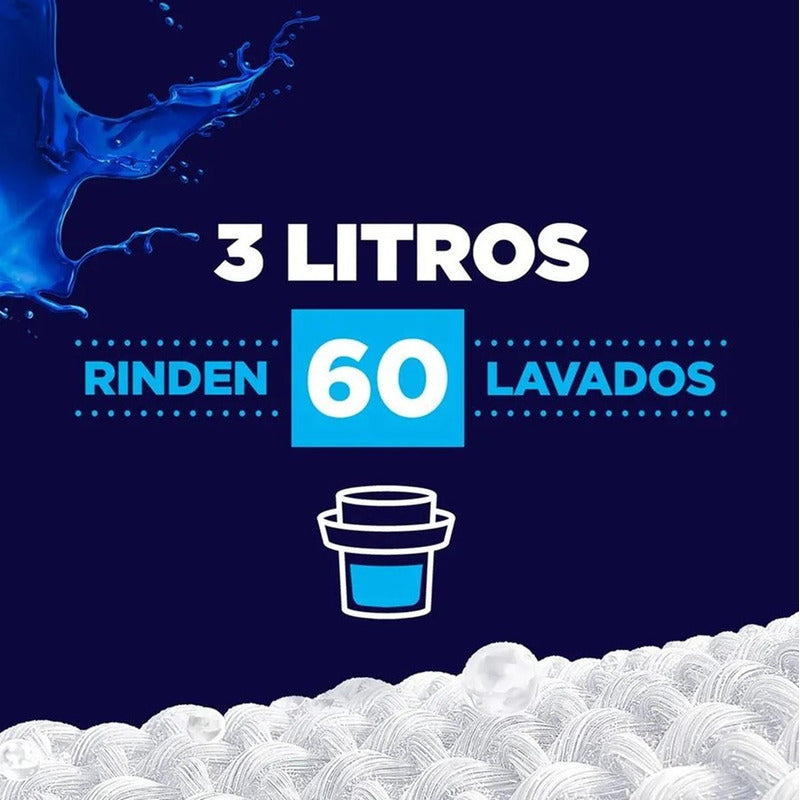 X3 Detergente Omo Concentrado Ropa Liquido 500ml 60 Lavados