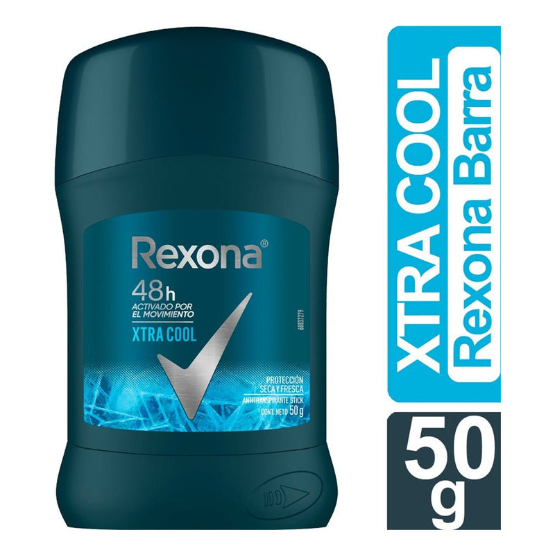 Desodorante Barra Rexona 48h Xtra Cool Antitranspirante Men