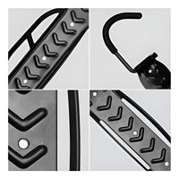 Soporte Bicicleta Con Gancho Acero Reforzado Para Pared Color Negro