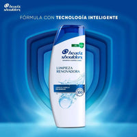 Pack X2 Shampoo Head & Shoulders 375ml Limpieza Renovadora