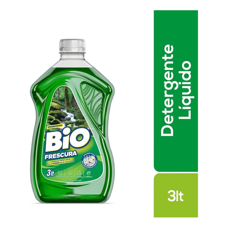 Pack X3 Detergente Liquido Bio Frescura Bosque Nativo 3l