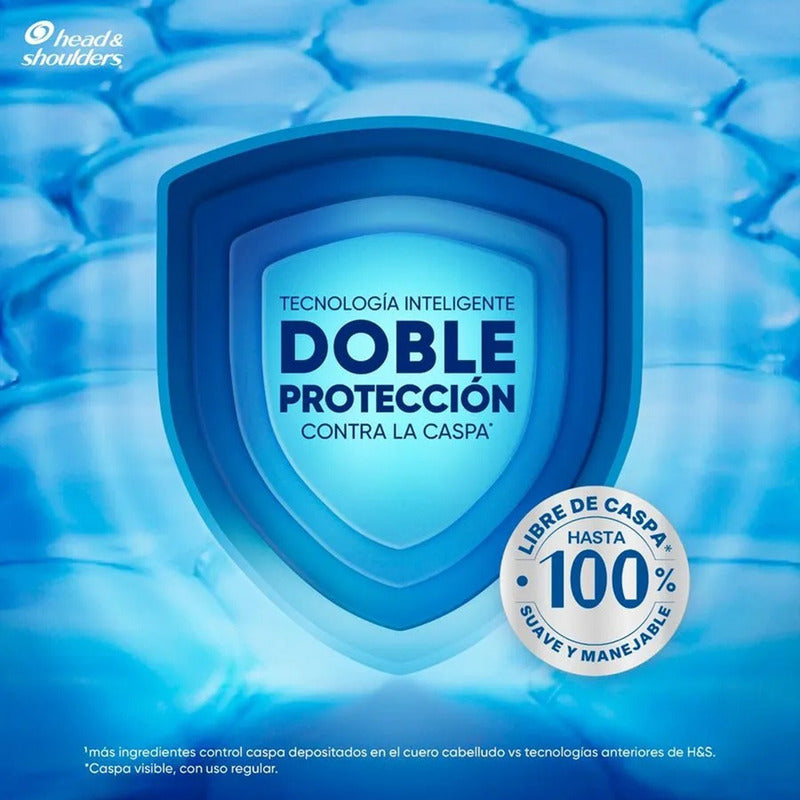 Pack X2 Shampoo Head & Shoulders 375ml Limpieza Renovadora