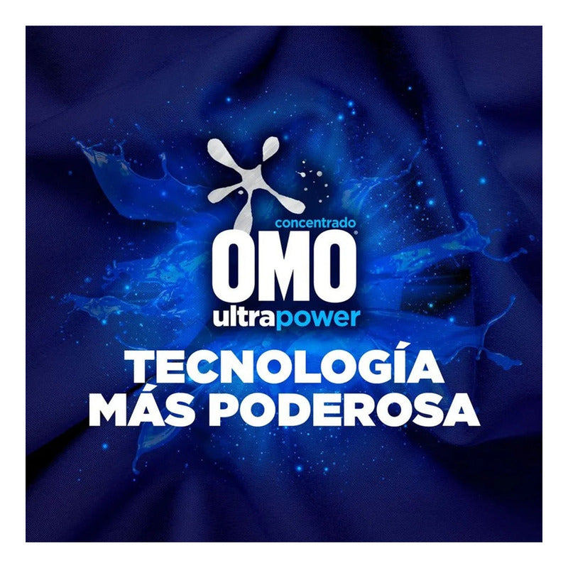 X6 Detergente Omo Concentrado En Polvo Ultra Power 800g