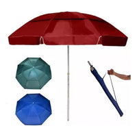 Sombrilla Uv Paragua Playa Verano 2m Paragua Ajustable