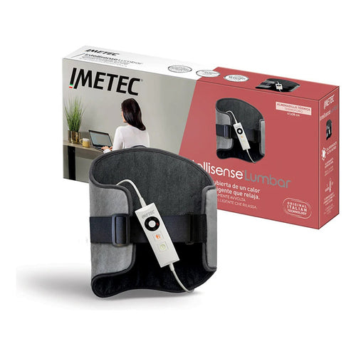 Almohadilla Lumbar Termica Electrica Caliente Scaldasonno Gris