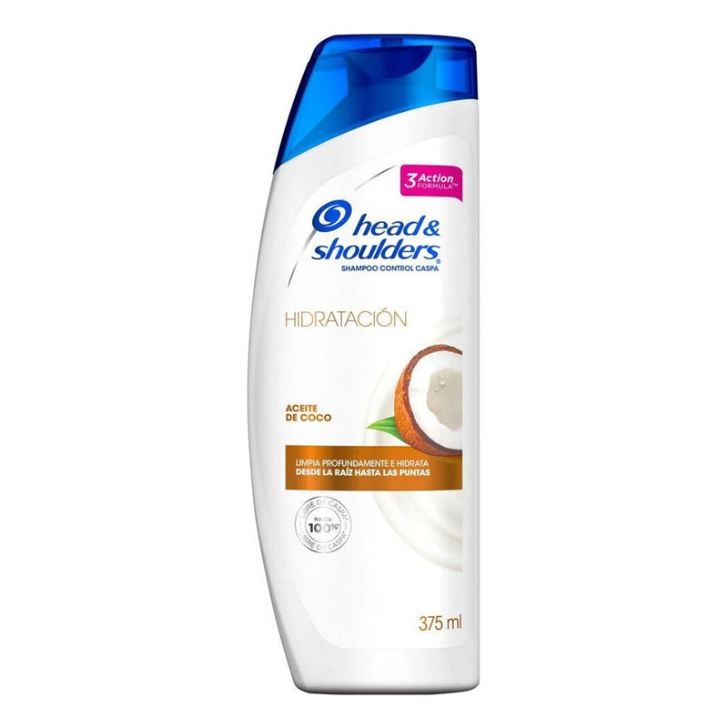 X2 Shampoo Head & Shoulders Hidratación 375ml Aceite De Coco