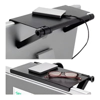 Repisa Estante Soporte Sobre Pantalla Tv Ajustable Plegable Color Negro