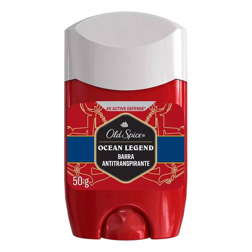 X3 Desodorante Barra Old Spice Ocean Legend 50g Aroma Océano Oceano