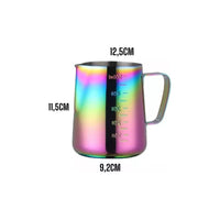 Jarra Espuma Leche Barista Texturizar Pitcher Cafe Tornasol