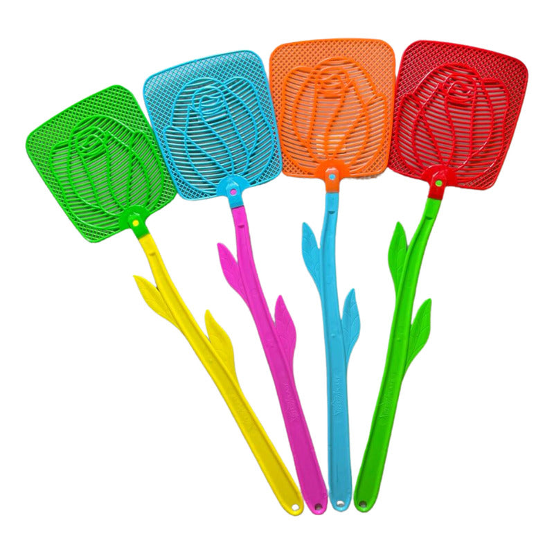 Raqueta Mata Moscas Zancudos Insectos Plástico Reyplast