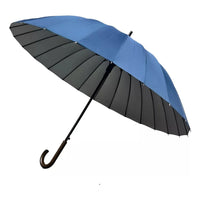 X2 Paraguas Automatico Mango Curvo 24 Varillas Resistestente