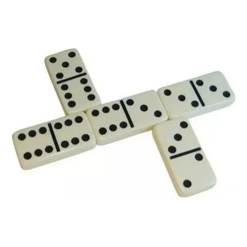 Juego De Domino Con Estuche 28 Piezas Fichas Doble Seis