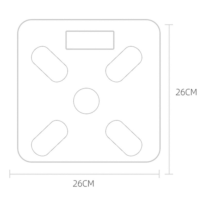 Peso Báscula Digital Balanza Bluetooth Inteligente Pesa Baño