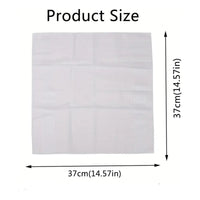 Pañuelo Blanco Tela Pañuelos Fiestas Patrias Cueca Chile Blanco Liso