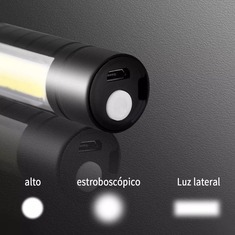 Linterna Tactica Recargable Larga Distancia Led Potente Usb