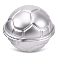 Molde De Aluminio Pelota Futbol Reposteria Hornear 10cm